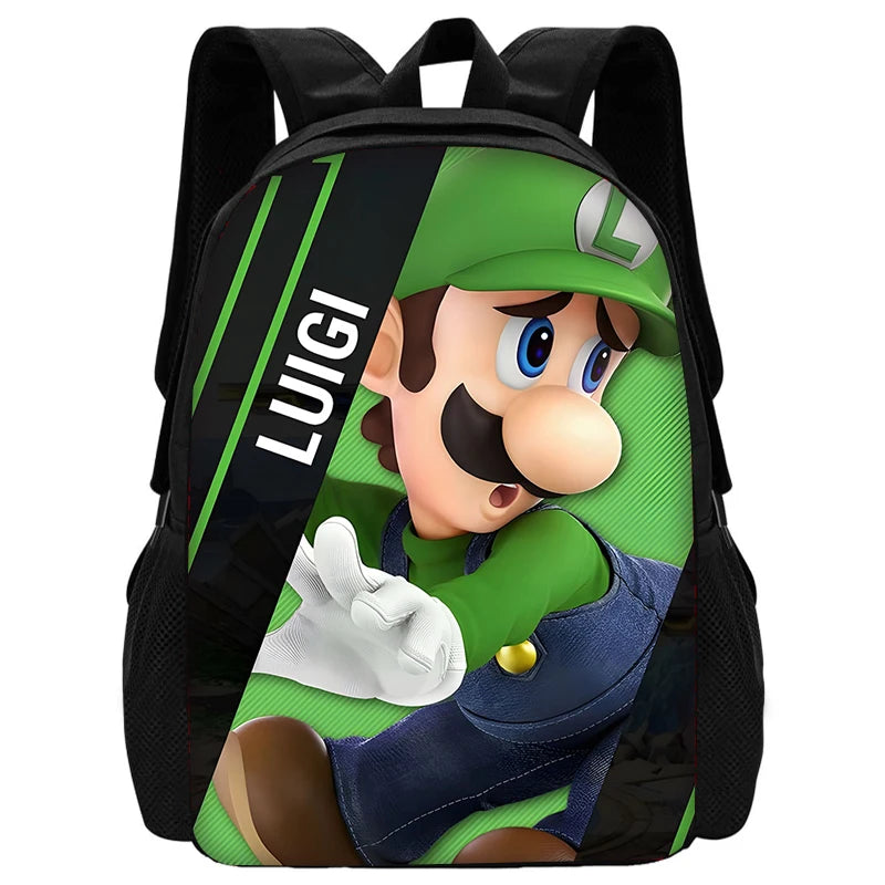 Set Scuola Super Mario - Zaino + Portapranzo + Astuccio - Regalo Bambini