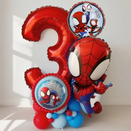 🎈 Set 36 Palloncini Spidey e i Suoi Fantastici Amici - Palloncini in Alluminio per Feste