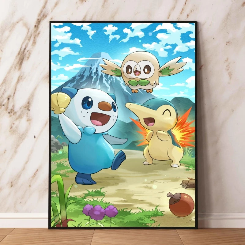 👻 Quadro Gengar Pokémon - Stampa Premium su Tela Senza Cornice