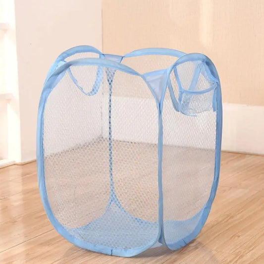 Cestello Biancheria Piegevole in Rete – Minimalista per Casa/Bagno