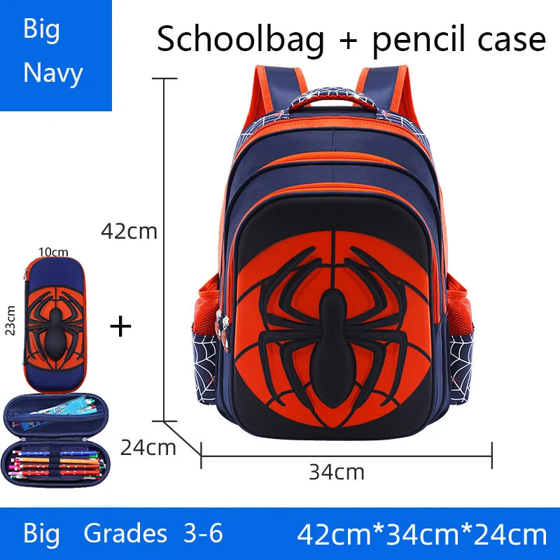 Set Scuola Spiderman - Zaino + Astuccio per Ragazzi - Cartoon