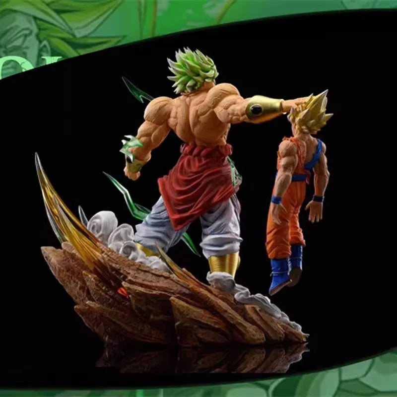 💥 Broli VS Goku 28cm | Scena di Battaglia Epica | Collezione