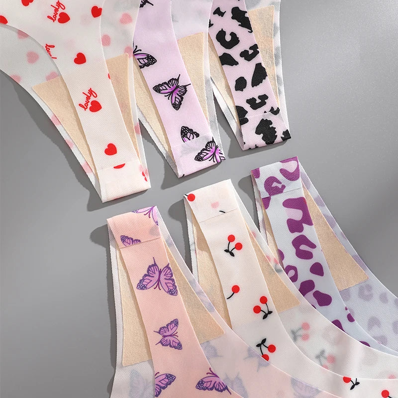 3 Mutandine Sexy Donna - Perizoma T-Back Vita Bassa - Intimo Colorato Senza Cuciture