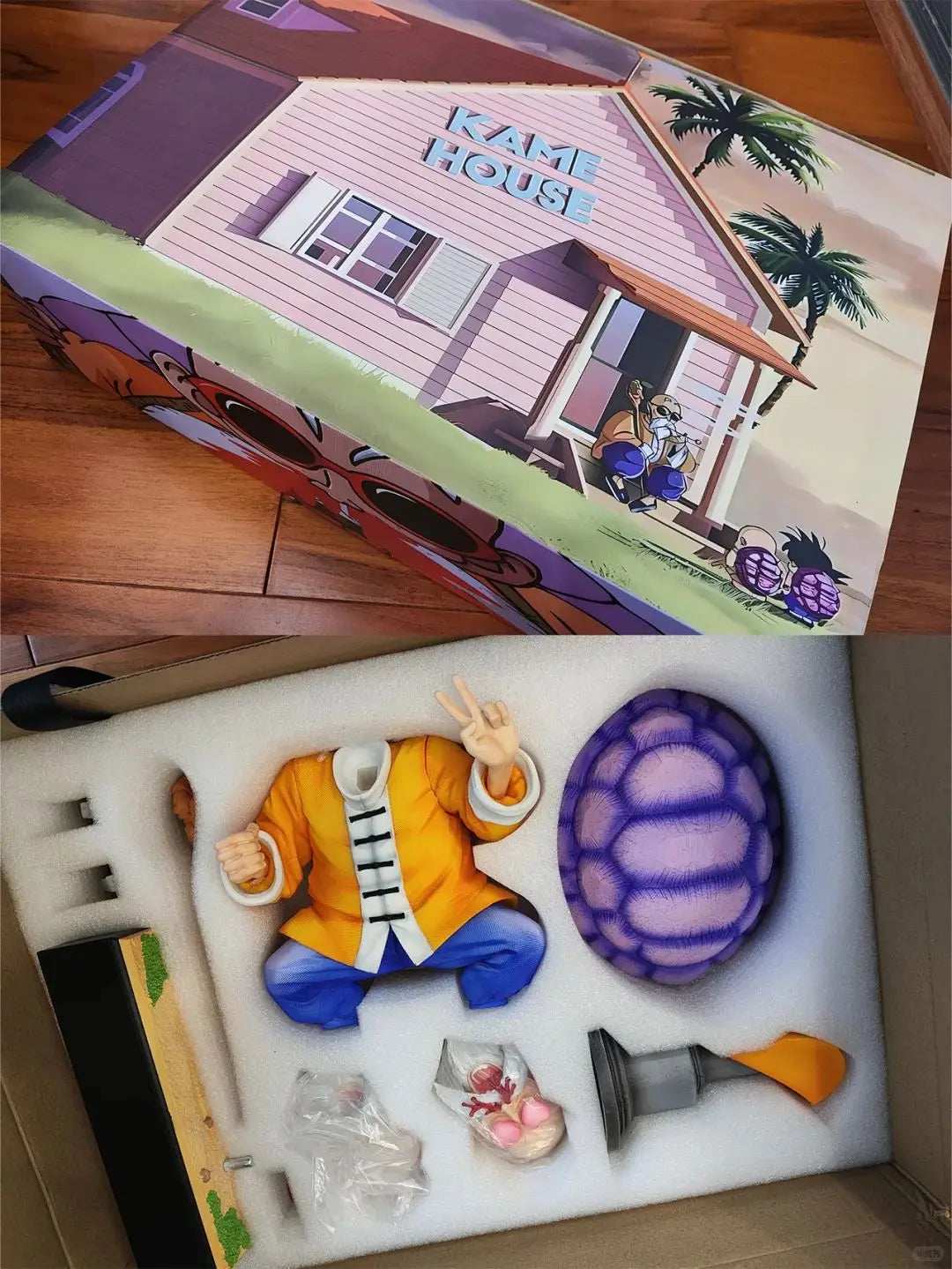 🔥【DRAGON BALL】MASTER ROSHI SU TARTARUGA - Statua Resina Premium "Infanzia Infinita" | Edizione Limitata