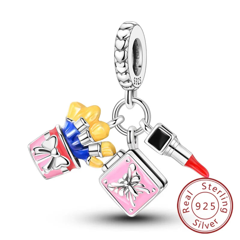 ๐ Ciondoli Argento 925 - Fiocco, Bottiglietta Profumo Rosa, Charm Femminili per Bracciali Fai-Da-Te
Dolci e raffinati, perfetti per creare gioielli unici. Regalo ideale per donne e ragazze! ๐๐ฟ