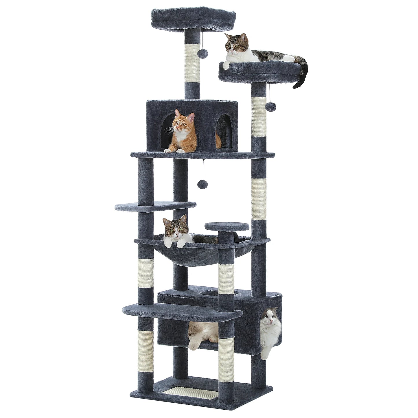 🐾 Tiragraffi Albergo per Gatti - con Amaca, Piattaforme e Condotte, Gioco Interno!
Divertimento e relax per il tuo micio! Struttura solida e sicura. 🐱✨