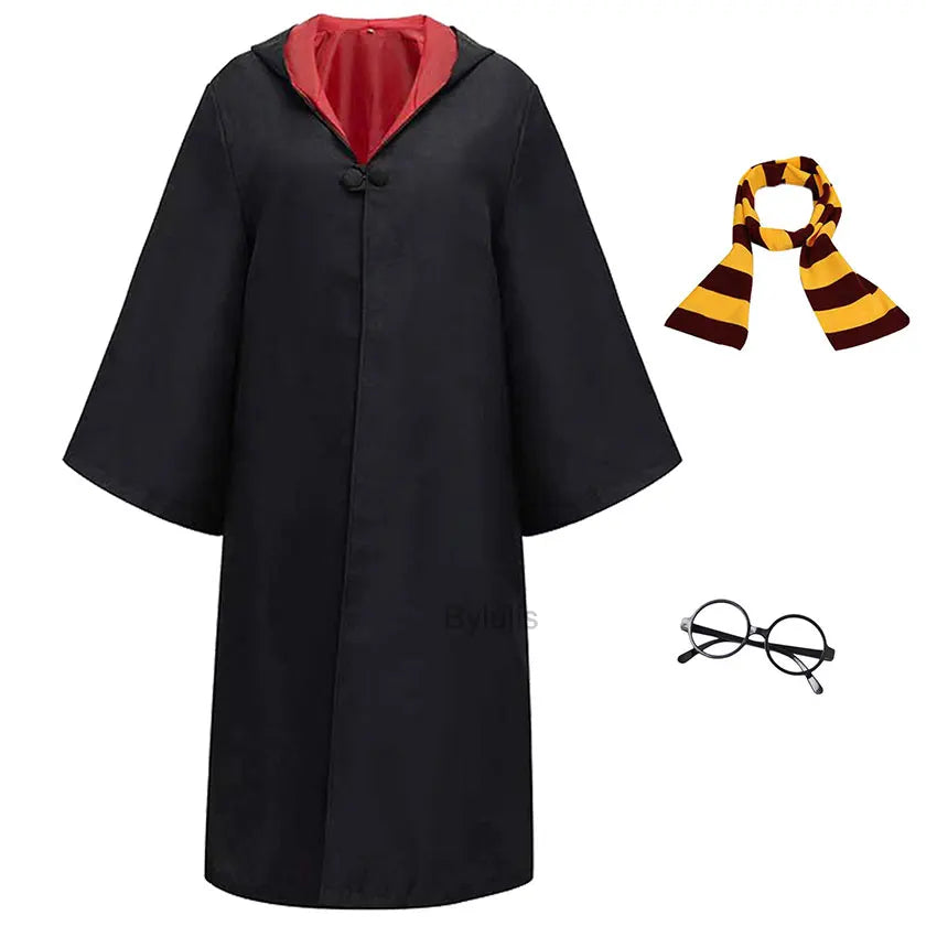 π§ββοΈ Costume da Mago per Donne e Ragazze - Mantello e Toga Stile Scuola di Magia, Per Halloween e Cosplay!