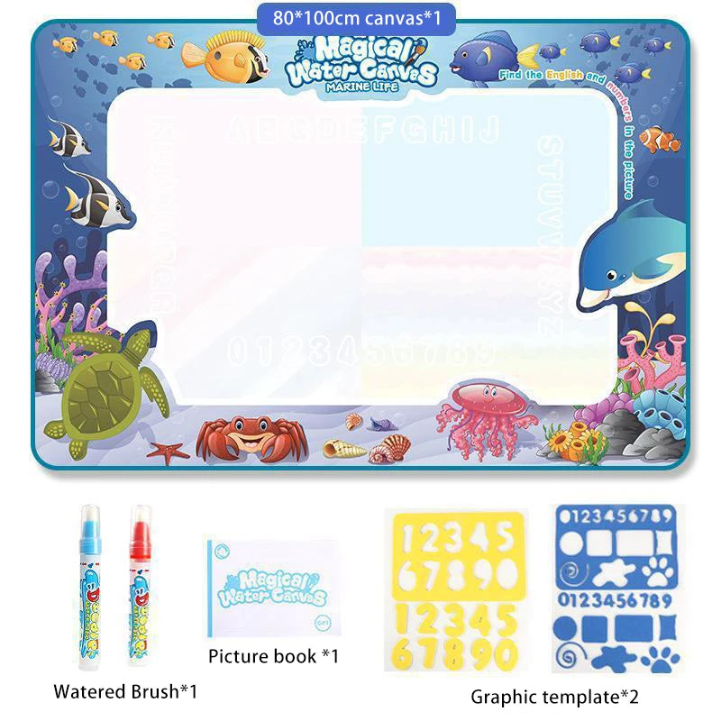 🎨 Magic Water Drawing Mat - Tappeto Magico per Disegnare ad Acqua