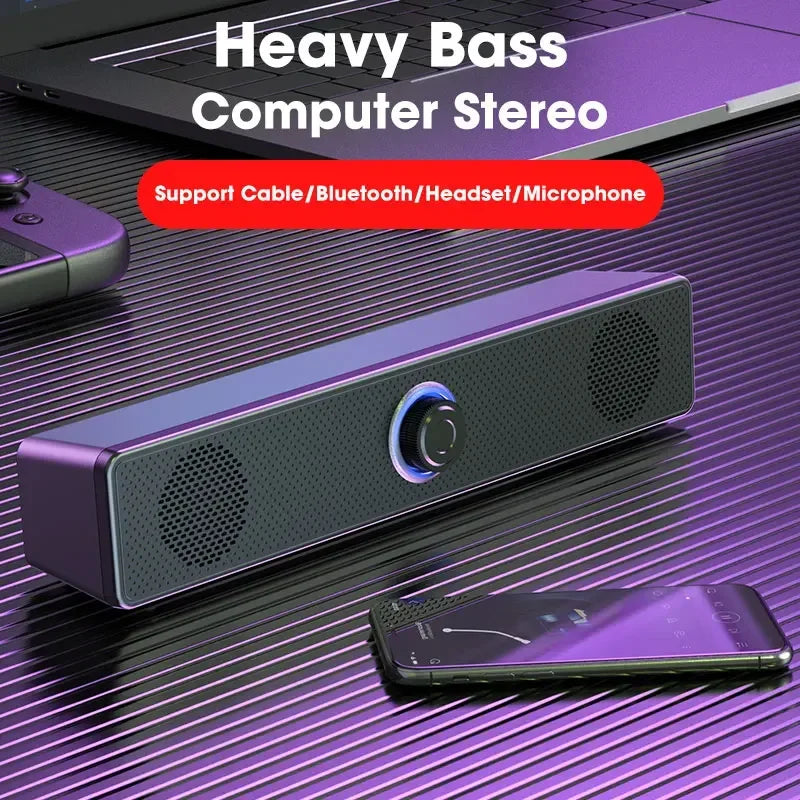 🔊 Soundbar Bluetooth 4D - Sistema Surround per TV, PC, Home Theater con Subwoofer e Bassi Potenti
Audio immersivo e design compatto! Perfetto per film, gaming e musica. 🎮🎵