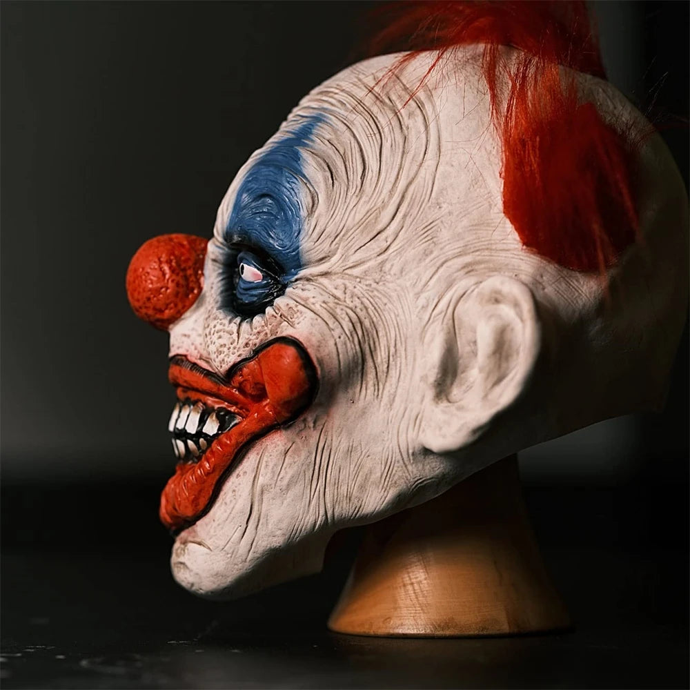🎭 Maschera Clown Horror - Latex Realistico, Per Halloween e Scherzi!
Brividi garantiti! Ideale per feste, cosplay e parchi divertimento. 😱