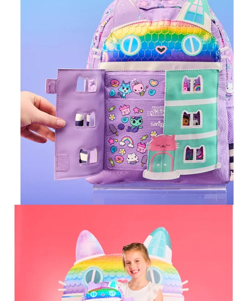 Set Zaino Scuola Astuccio Zaino Portapranzo e Borraccia