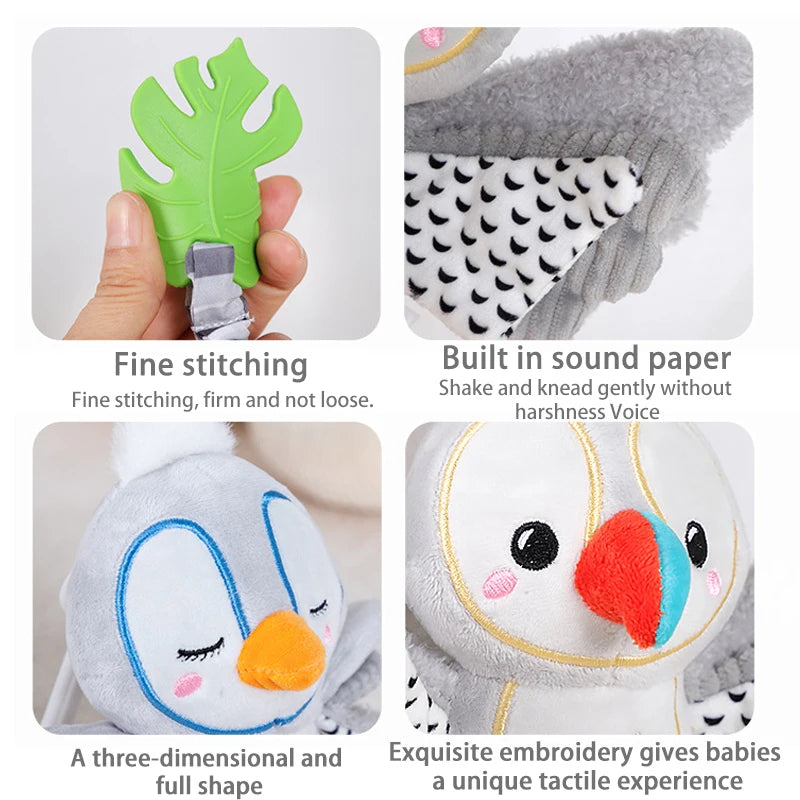š° Sonagli Montessori in Peluche - Giocattoli Educativi per Neonati