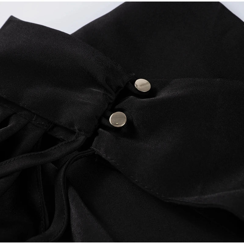 ABITO LUNGO ELEGANTE DONNA – Stile Senza Spalle con Schiena Nuda, Perfetto per l’Estate 2025!