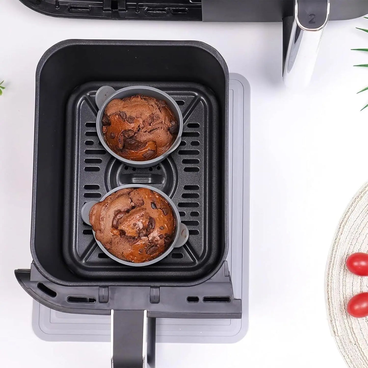 Vaschette Silicone per Friggitrice ad Aria - 4 Pezzi, Resistente al Calore