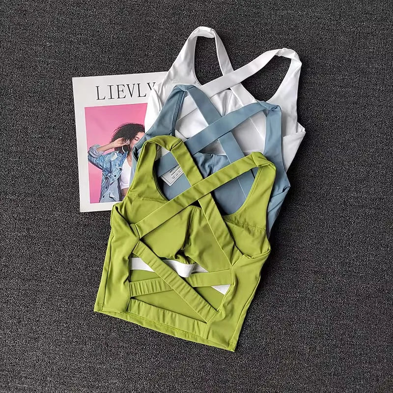 💪 Reggiseno Sportivo Push-Up – Design Premiun per Fitness, Yoga e Running!