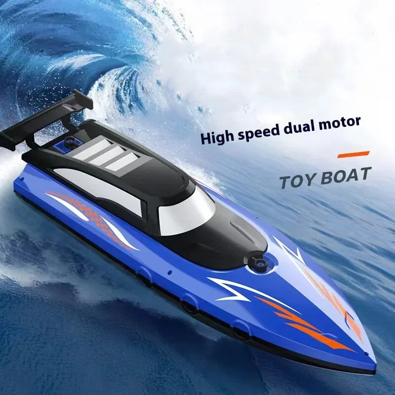 Barca RC 2.4Ghz Ad Alta VelocitĂ  - Giocattolo per Bambini Piscina/Lago