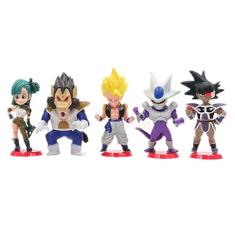 DRAGON BALL MINI SET | Scimmia Vegeta Gigante + 9 Personaggi | Collezione Completa