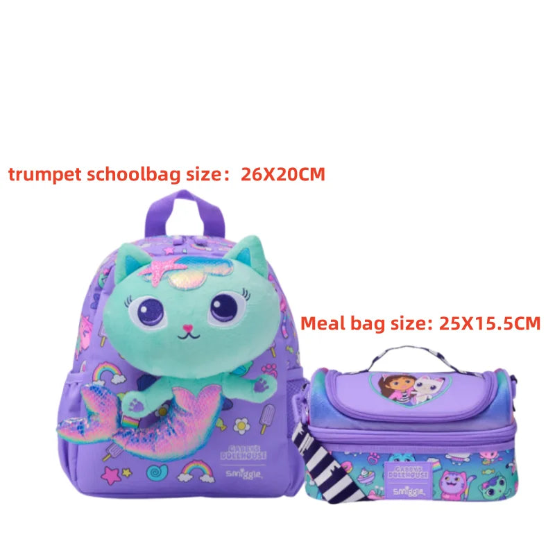 Set Zaino Scuola Astuccio Zaino Portapranzo e Borraccia