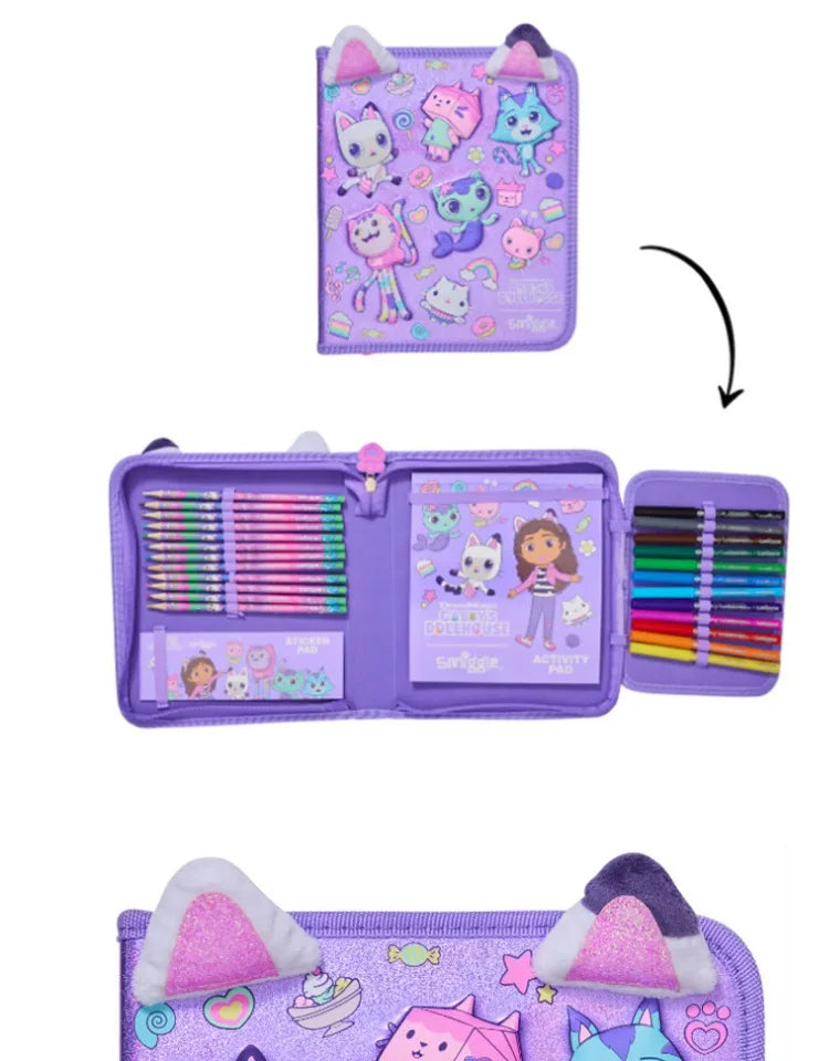 Set Zaino Scuola Astuccio Zaino Portapranzo e Borraccia