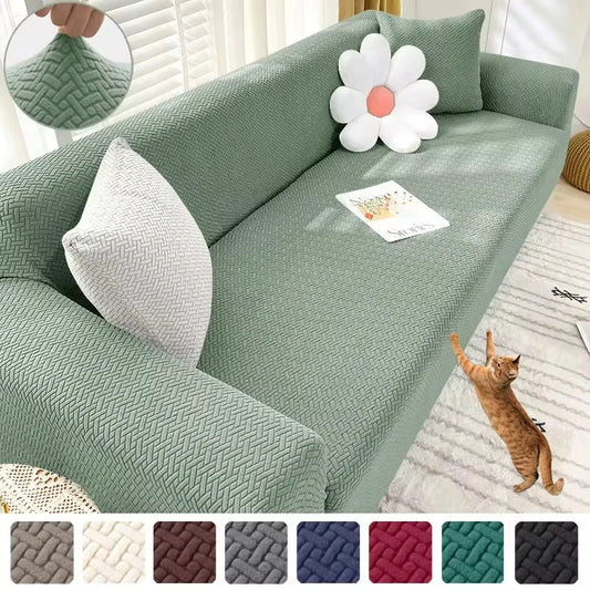 Copridivano Jacquard Morbido - Elasticizzato per Divani L/2/3/4/5 Posti