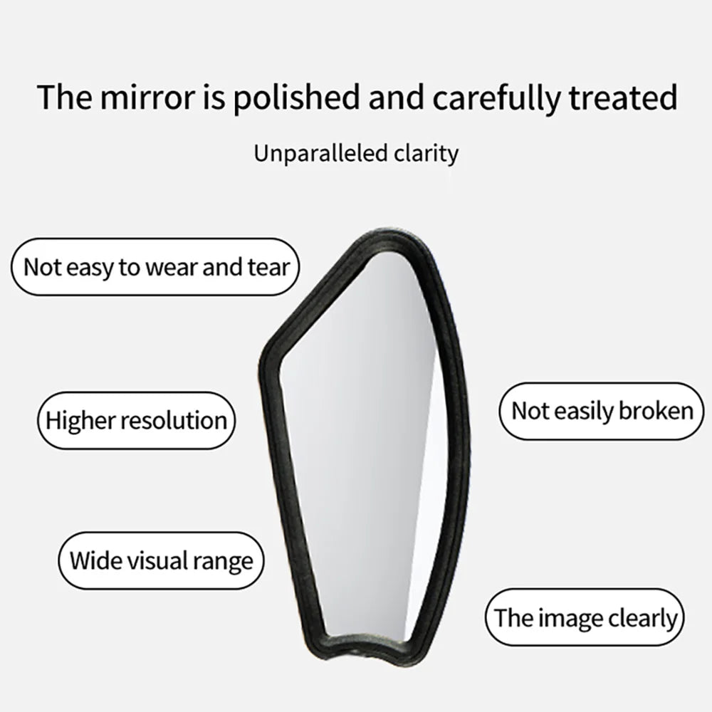 Specchietto Retrovisore Bici 360° HD – Acciaio Inossidabile, Montaggio Universale