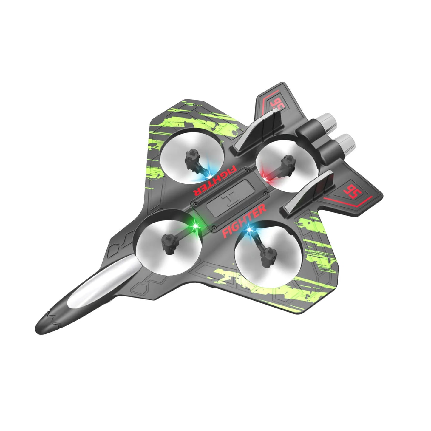 ✈️ Aliante RC 2.4G - Elicottero Acrobatico con Luci LED - Giocattolo Volante