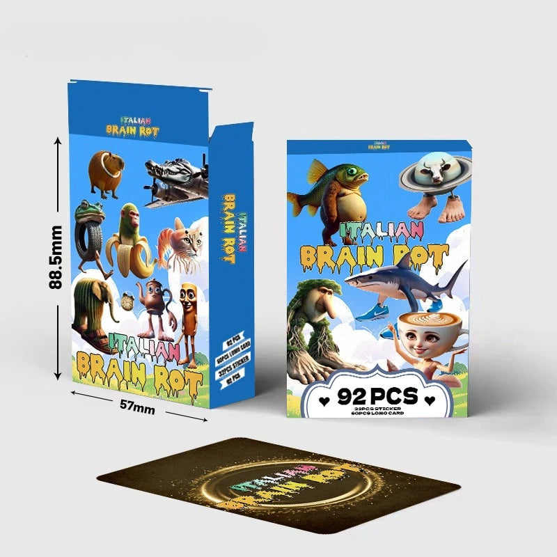 92 Carte Tralalero Tralala Brainrot! 🤪 Meme Viventi per Party & Cosplay 🎭