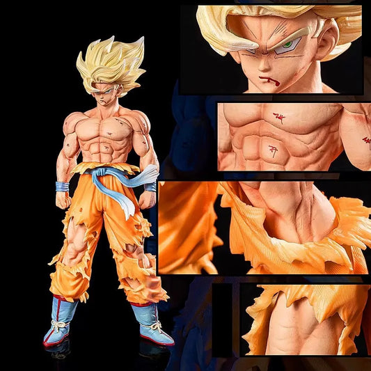 ⚡ GOKU SSJ NAMEK 44CM - Il Super Saiyan più Potente in PVC Gigante