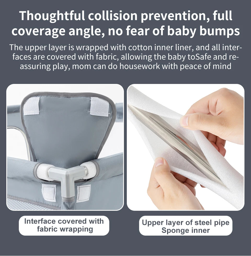 Box Parco Giochi Bambini 6Mesi-6Anni con Palline e Recinzione Sicurezza