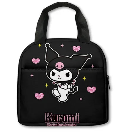 🎀 Zaino Kuromi & My Melody Scuola Portapranzo Astuccio