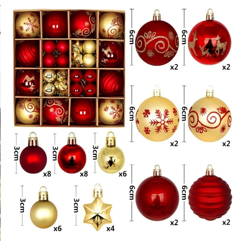 π Palline di Natale Appendiabili - Decorazioni per Albero, Festive e Regali per Feste di Natale!
Colori brillanti e design festoso per un albero incantevole. Perfette per celebrare il Natale! πβ¨