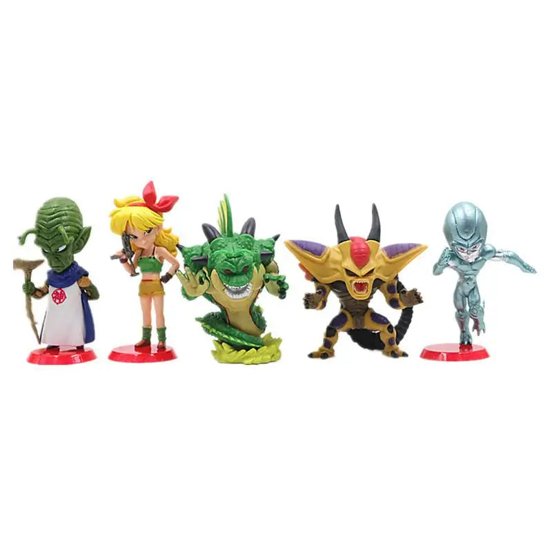 DRAGON BALL MINI SET | Scimmia Vegeta Gigante + 9 Personaggi | Collezione Completa
