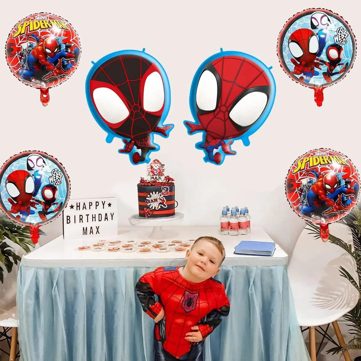 🎈 Set 36 Palloncini Spidey e i Suoi Fantastici Amici - Palloncini in Alluminio per Feste