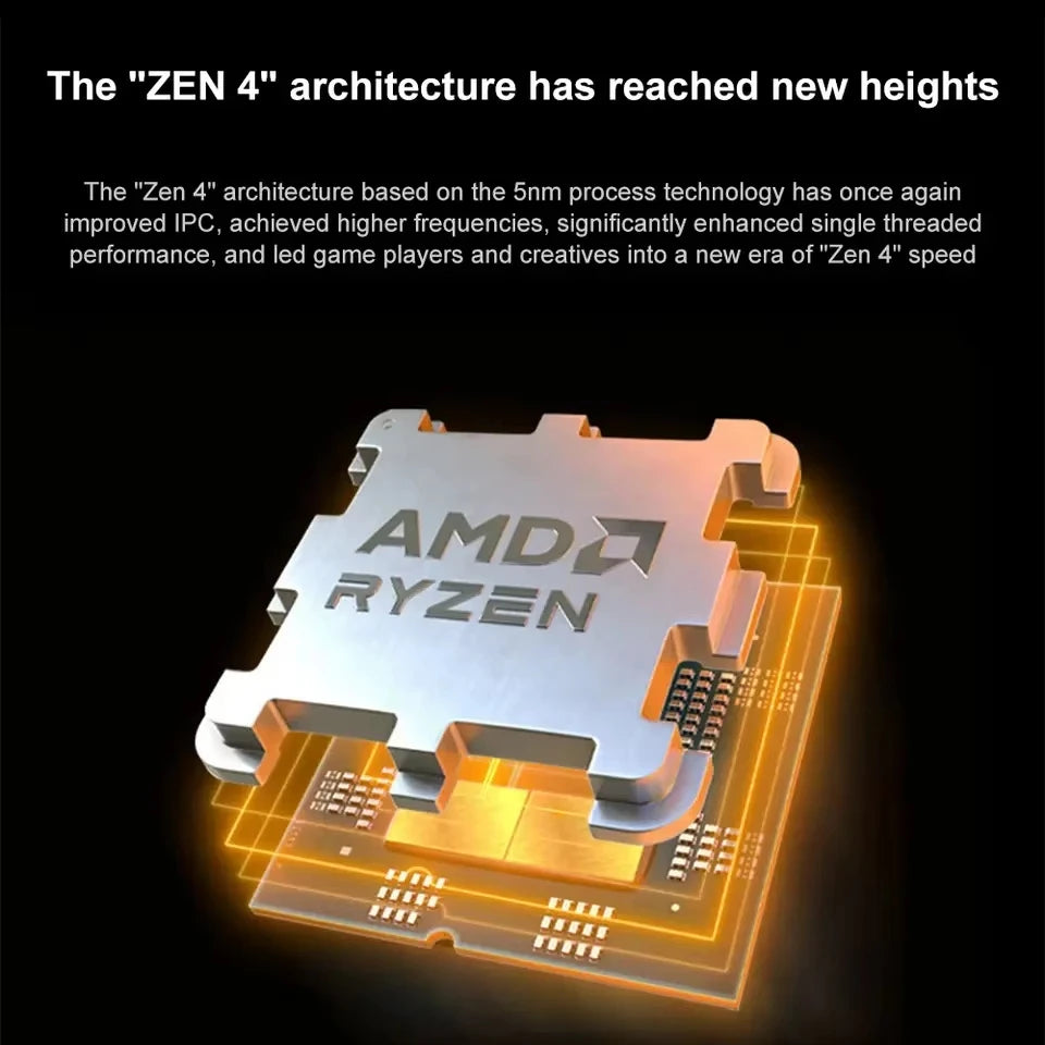 š„ AMD Ryzen 7 7800X3D - Processore Gaming 8-Core, 5.0GHz, 96MB Cache, Socket AM5, Senza Ventola