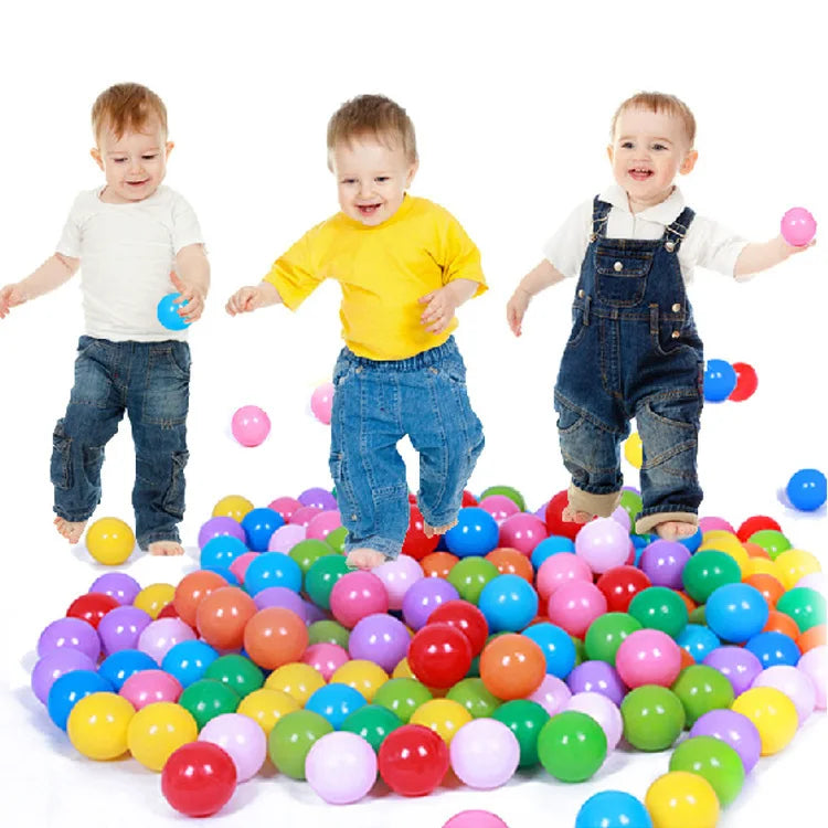 100PCS Palline Colorate da Piscina! Morbide, sicure e divertenti per bambini. 🎯 Eco-friendly, anti-stress, perfette per mare/piscina