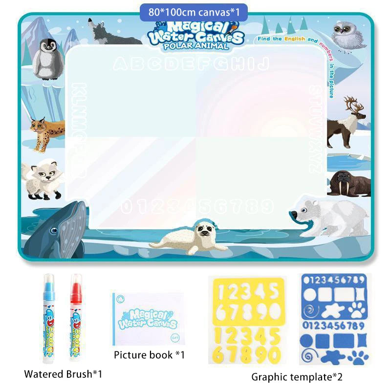🎨 Magic Water Drawing Mat - Tappeto Magico per Disegnare ad Acqua