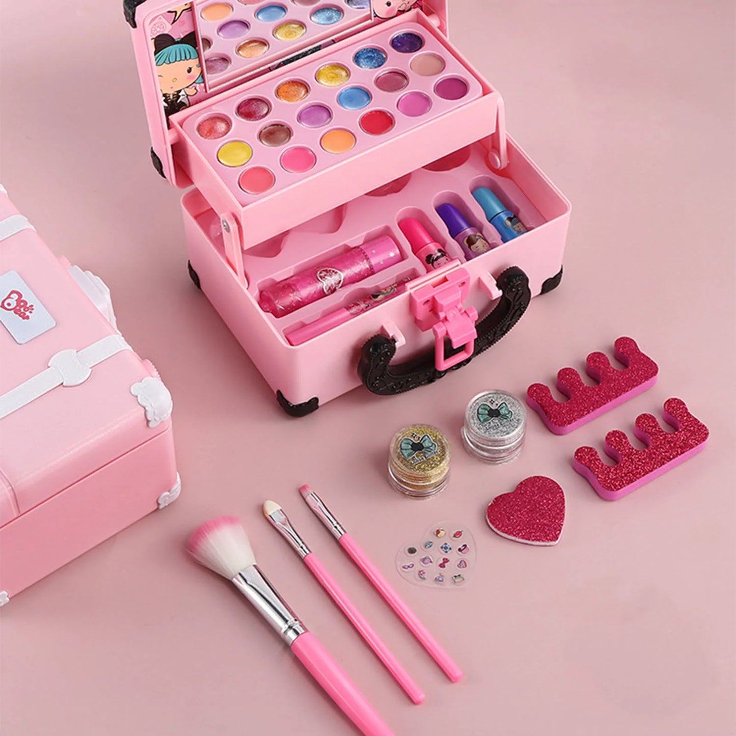 💄 Kit Trucchi Bambine - Gioco di Ruolo Principessa con Valigetta