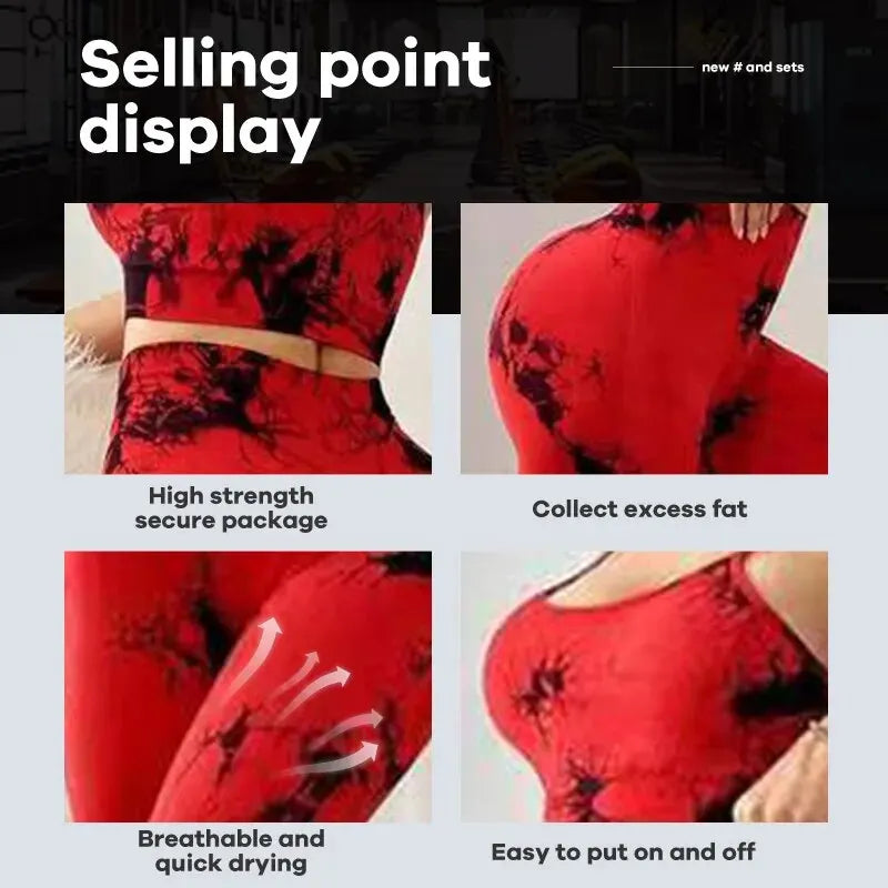 π§ββοΈ Set Yoga Tie Dye - Reggiseno + Leggings Senza Cuciture, Comfort Estremo!
Design colorato e tessuto traspirante. Perfetto per yoga e fitness! π