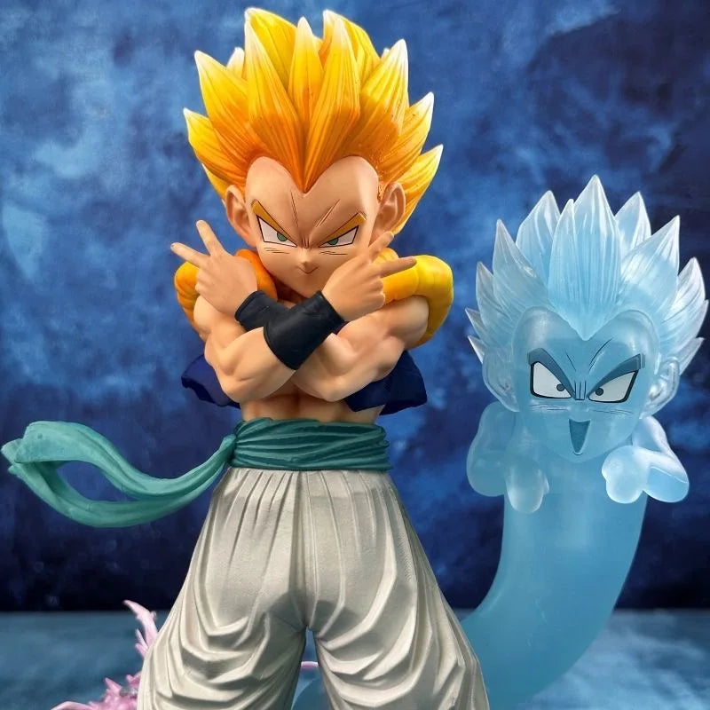 Gotenks SSJ3 25cm - Figura da Battaglia | Collezione Anime | Per Scrivania/Vetrina