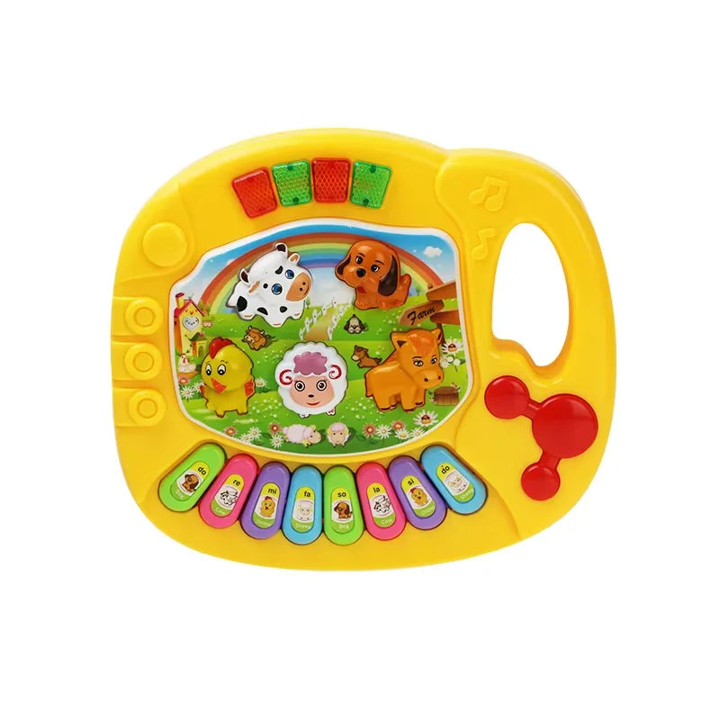 Pianoforte Bambini con Suoni Animali+ Luci - Giocattolo Musicale Educativo Regalo