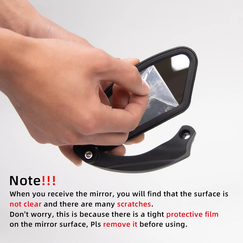 Specchietto Retrovisore Bici 360° HD – Acciaio Inossidabile, Montaggio Universale