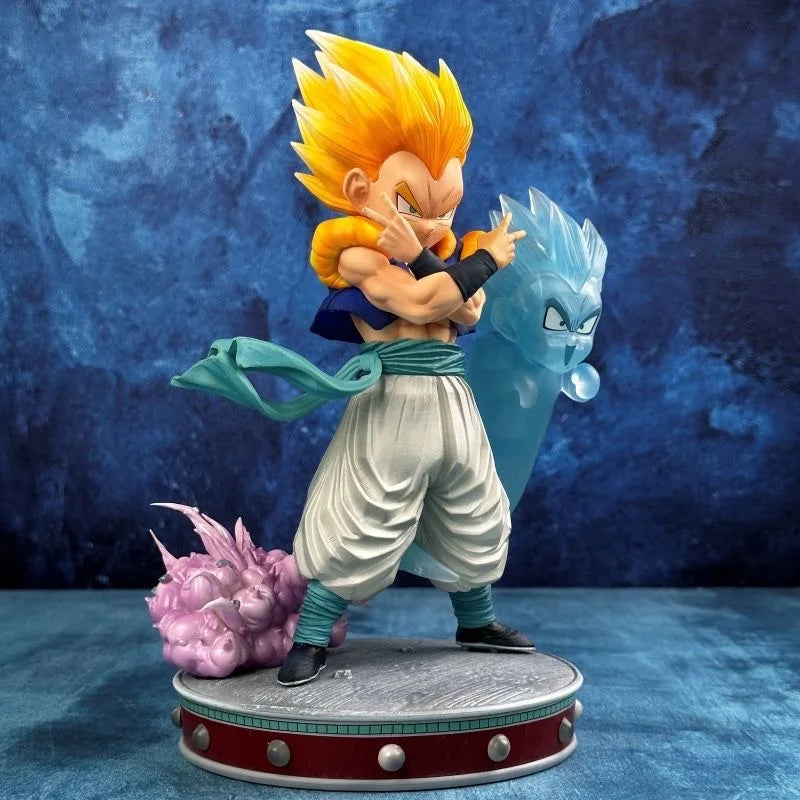 Gotenks SSJ3 25cm - Figura da Battaglia | Collezione Anime | Per Scrivania/Vetrina