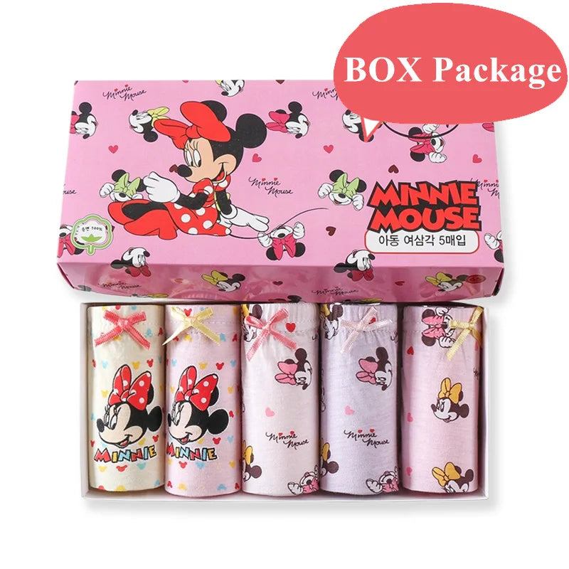 👶 Confezione da 5 Mutandine Bambina Mickey - Cotone Morbido