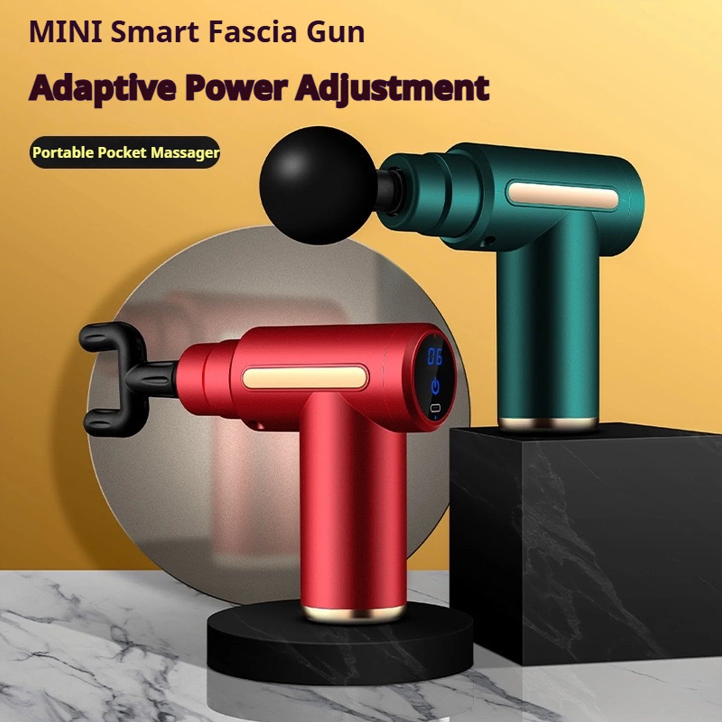 💪 Massaggiatore Fasciale Portatile - Mini, Leggero, 6 Velocità per Massaggio Profondo su Tutto il Corpo!
Ideale per sportivi e chi soffre di tensioni muscolari. Design compatto e potente!