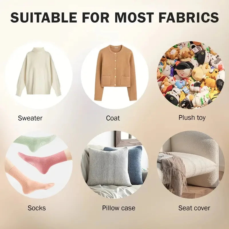 Depilatore Ricaricabile Portatile | Rimuovi Pelucchi da Abiti, Tappeti, Mobili | Rasoio Elettrico per Tessuti