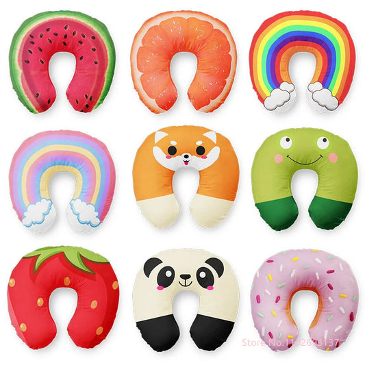 Cuscino da Viaggio Gonfiabile a Forma di Panda - Stile INS Carino per Bambini e Adulti