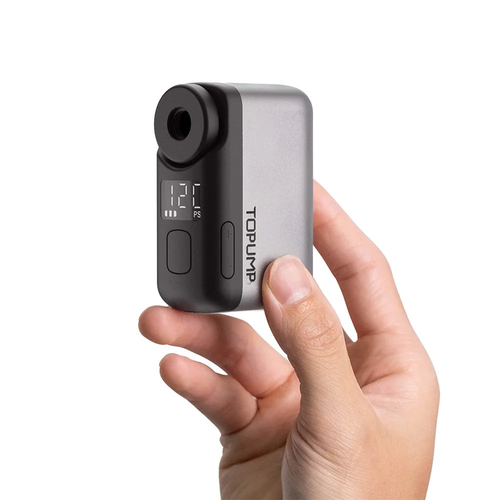 🚲 - Pompa Elettrica Portatile per Bike, Gonfiaggio Rapido fino a 120PSI, Display LCD e Batteria 450mAh!