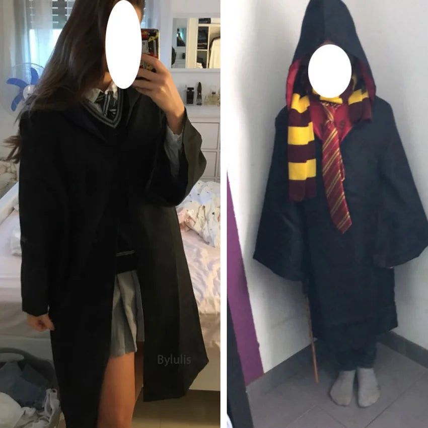 π§ββοΈ Costume da Mago per Donne e Ragazze - Mantello e Toga Stile Scuola di Magia, Per Halloween e Cosplay!