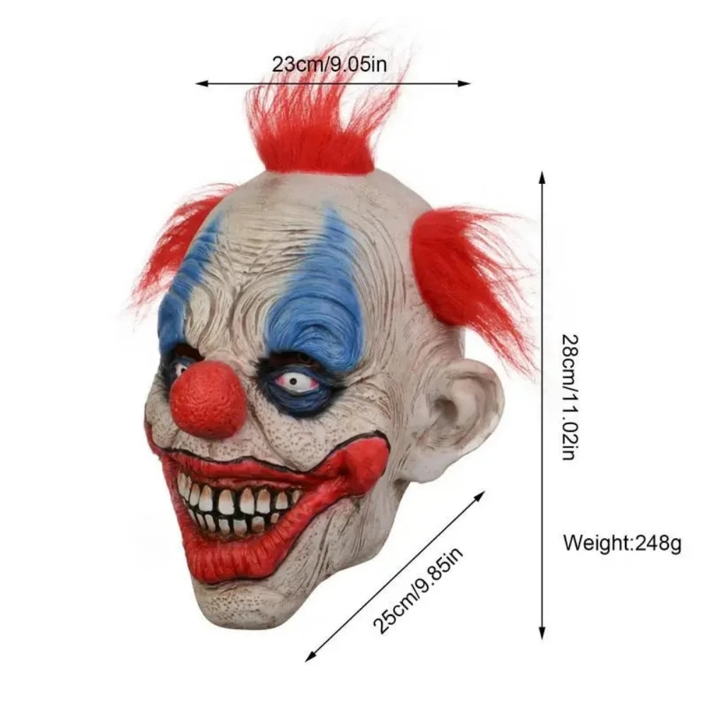 🎭 Maschera Clown Horror - Latex Realistico, Per Halloween e Scherzi!
Brividi garantiti! Ideale per feste, cosplay e parchi divertimento. 😱