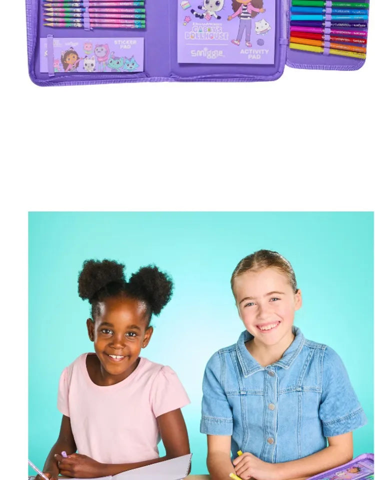 Set Zaino Scuola Astuccio Zaino Portapranzo e Borraccia